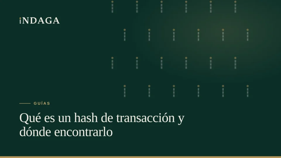 Qué es un hash de transacción (TXID) y dónde encontrarlo