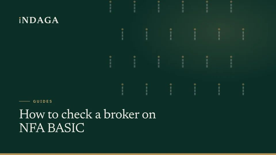 How to check a broker on NFA BASIC in three minutes