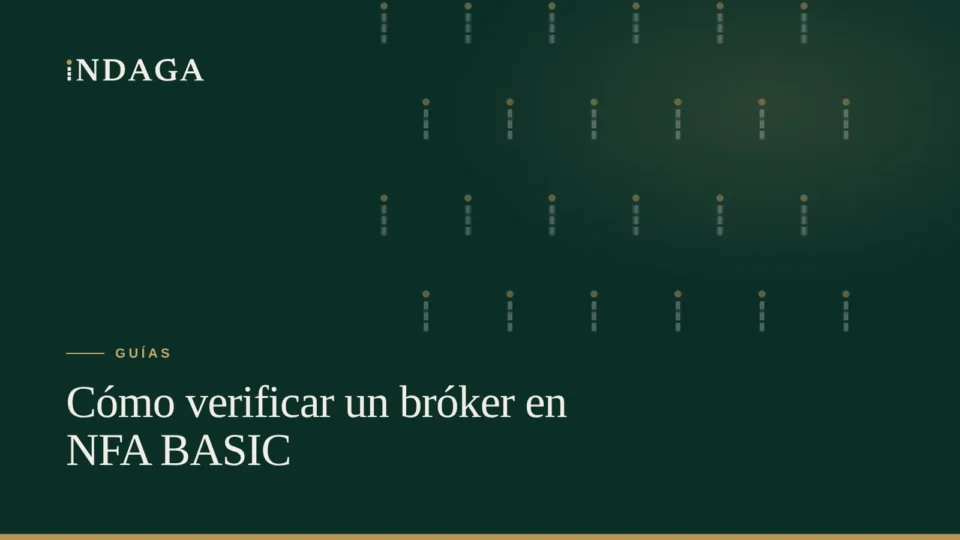 Cómo verificar un bróker en NFA BASIC en tres minutos