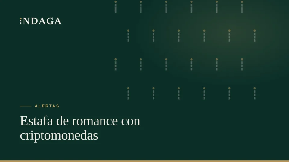 Estafa de romance con criptomonedas (pig butchering): cómo funciona y qué hacer